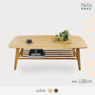 特價出清【寶德家居】楠竹雙層客廳茶几桌60x120cm D00054｜日式茶几 咖啡桌 邊桌 雙層茶几 茶几 泡茶桌 客廳桌